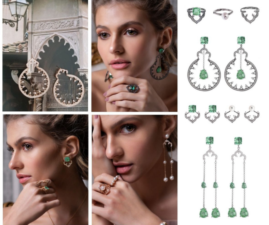 kaleidoscope de photos de la marque de bijoux Escalda Design pour Challangel
